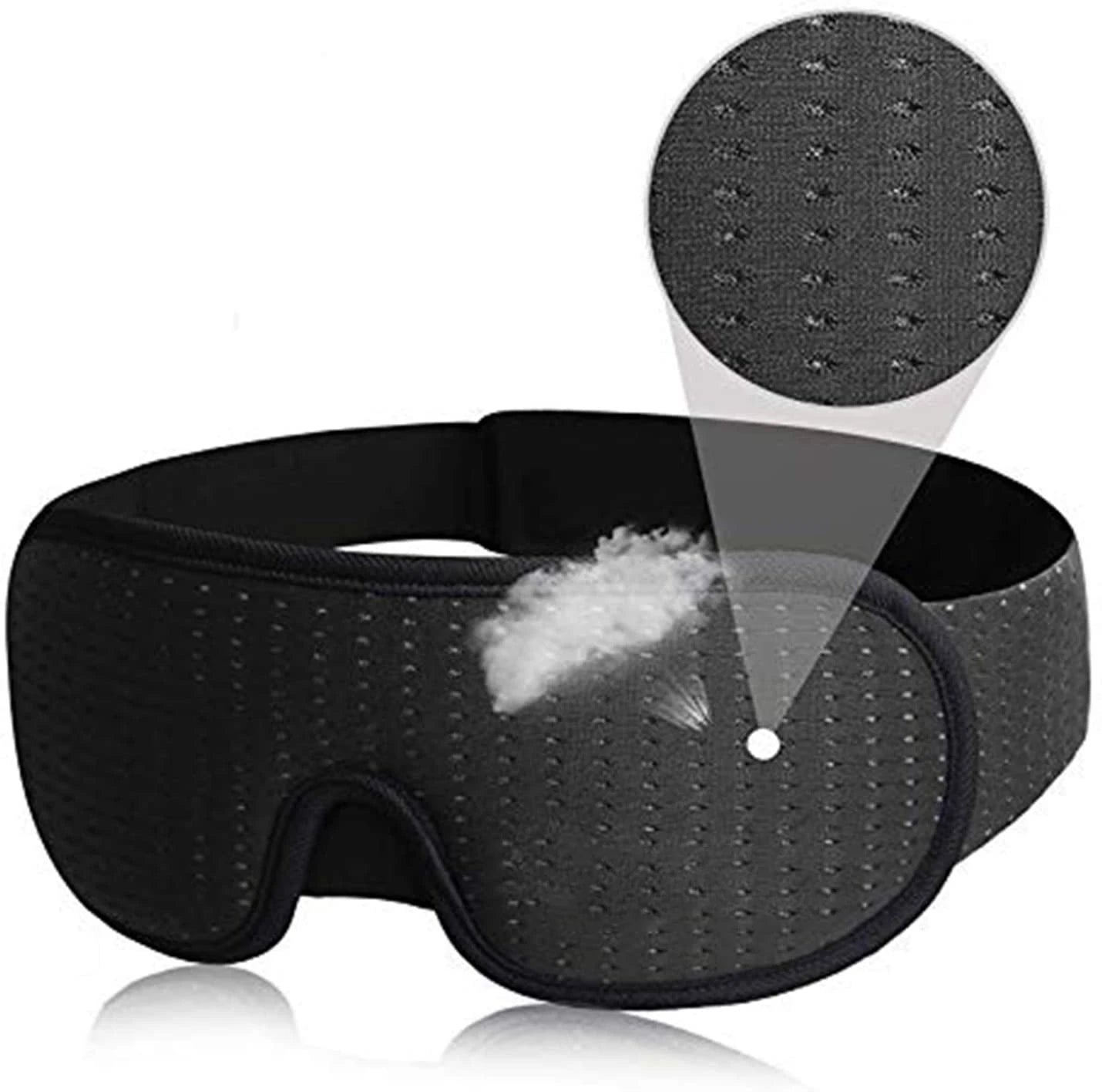 3D Sleep Mask – Light Blocking, Soft Padded Eye Mask for Sleeping