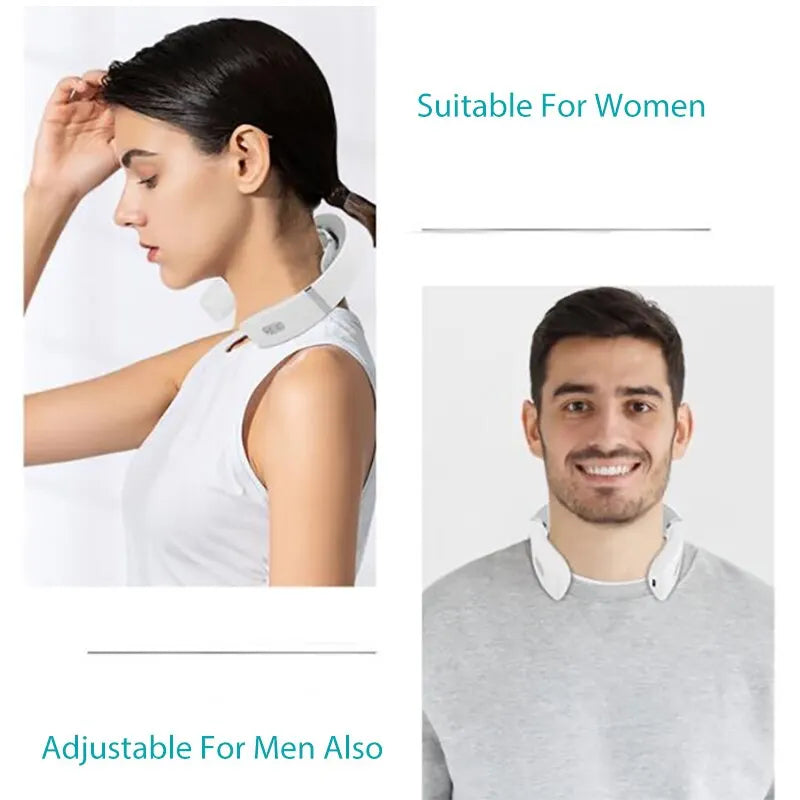 Portable Mini Cervical Massager - Deep Neck & Shoulder Warm Pressing Care
