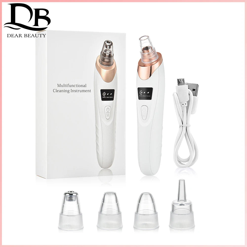 Blackhead Remover & Pore Vacuum Suction Tool - Acne & Facial Dermabrasion