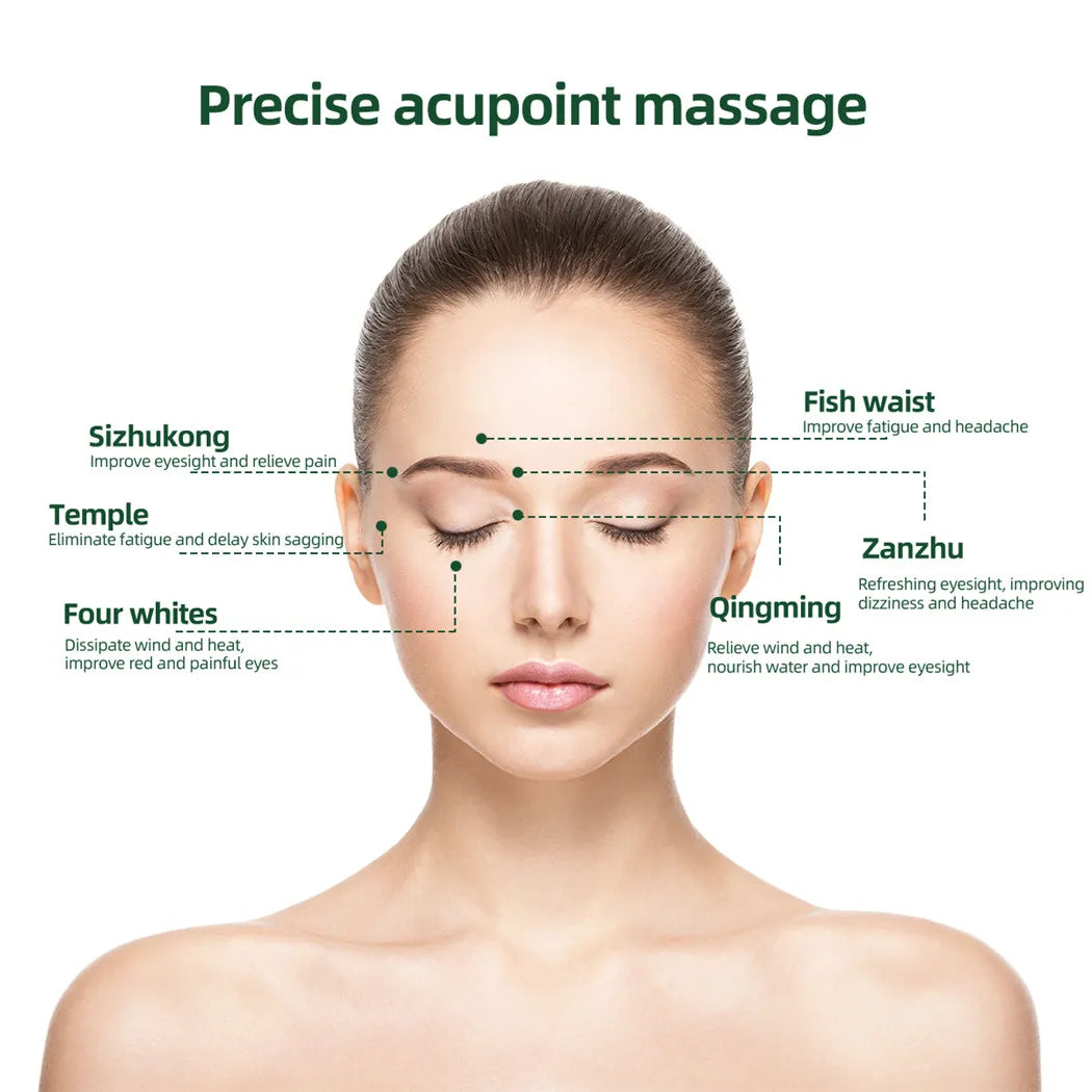 Smart Eye Massager with Magnetic Therapy - 9 Modes for Eye Fatigue Relief & Puffiness Reduction