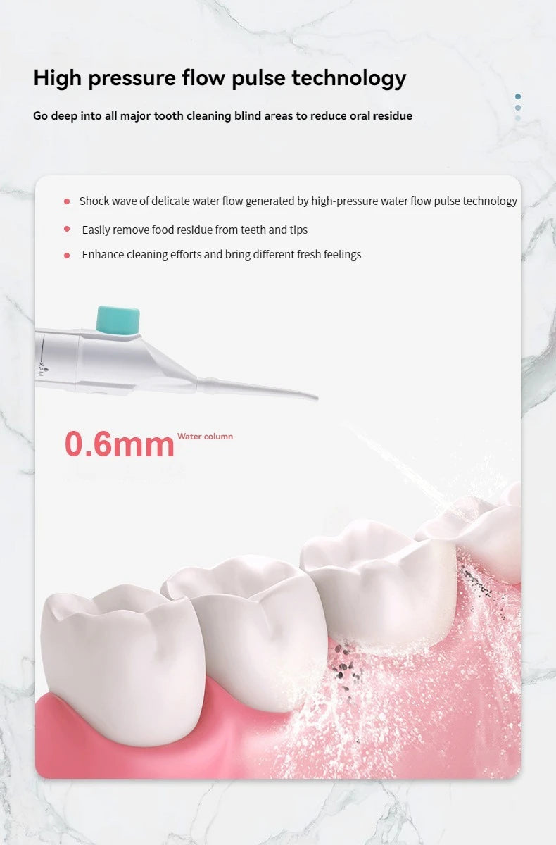 Portable High-Pressure Oral Irrigator - Teeth Cleaner & Water Floss