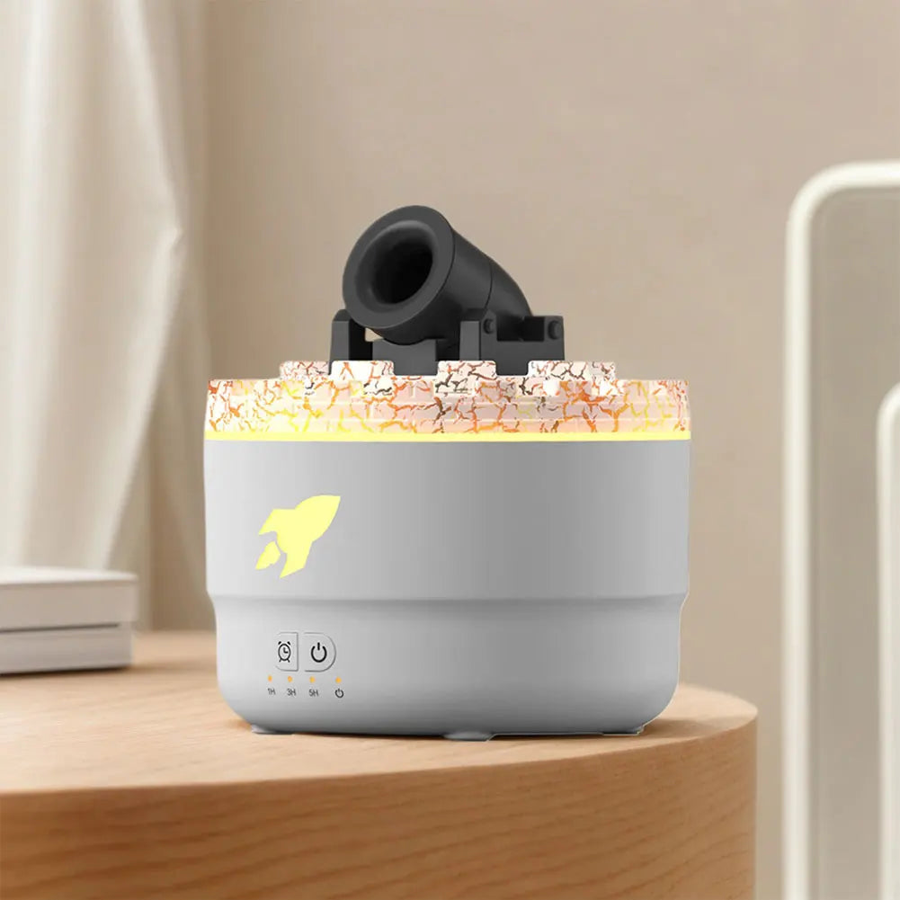 Cannon Blast Aroma Humidifier - Essential Oil Diffuser with Volcanic Light