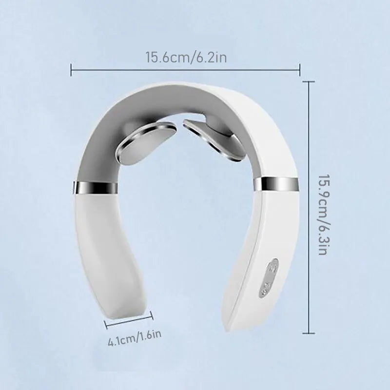 Portable Mini Cervical Massager - Deep Neck & Shoulder Warm Pressing Care