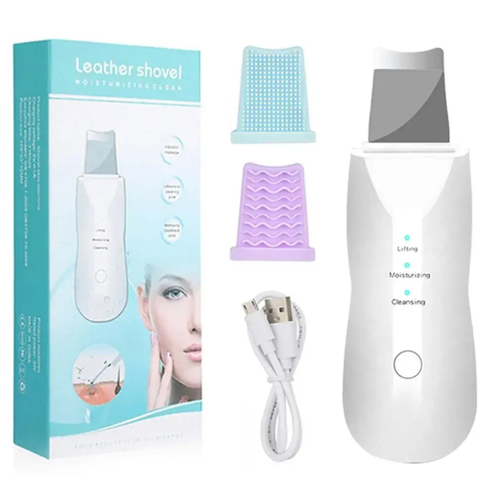 Ultrasonic Skin Scraper Pore Cleaning Facial Deep Cleaning Machine Suitable for Female and Male
