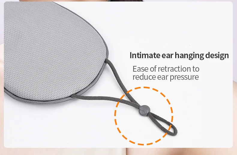 Korean Style Ice Silk Sleeping Eye Mask – Dual Use, Adjustable & Light Blocking