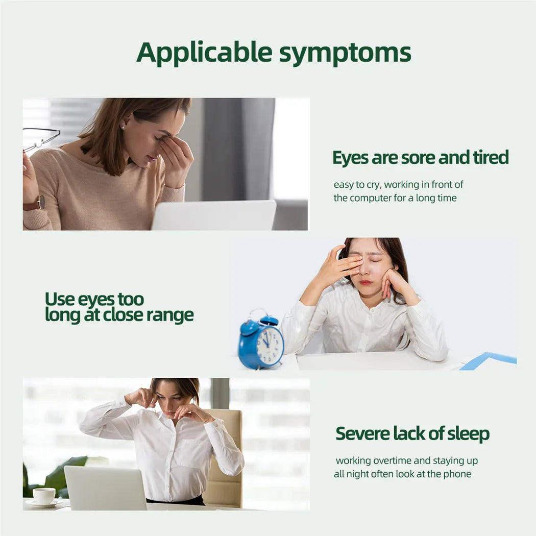Smart Eye Massager with Magnetic Therapy - 9 Modes for Eye Fatigue Relief & Puffiness Reduction