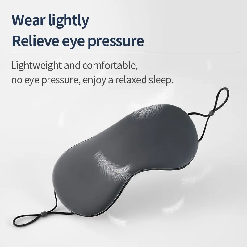 Korean Style Ice Silk Sleeping Eye Mask – Dual Use, Adjustable & Light Blocking