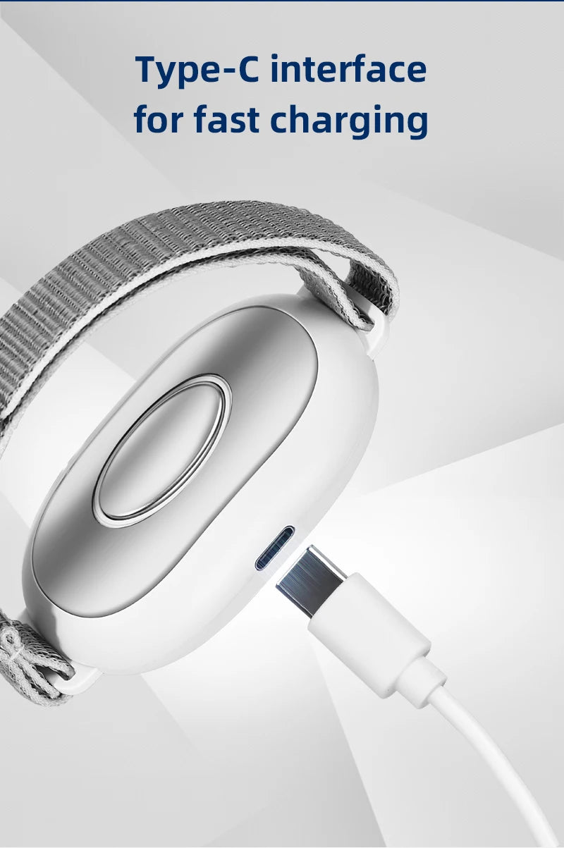 Microcurrent EMS Sleep Aid Device - Stress & Anxiety Relief Palm Massager for Insomnia