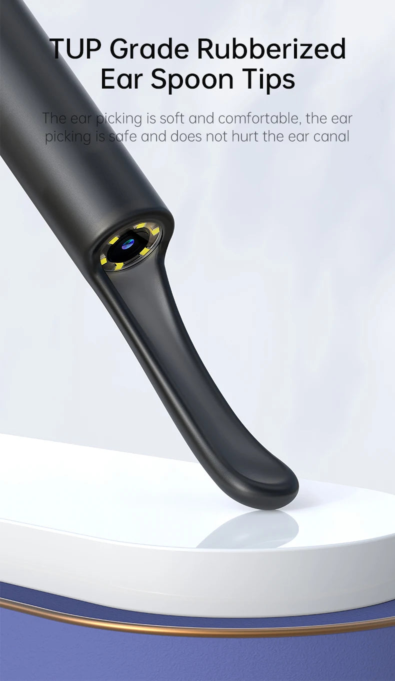 WIFI Ear Cleaner Otoscope Camera - 6 LED, 500W HD Video Ear Wax Removal Tool