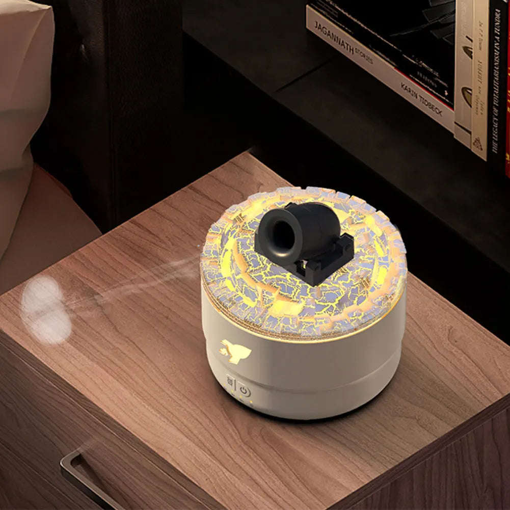 Cannon Blast Aroma Humidifier - Essential Oil Diffuser with Volcanic Light