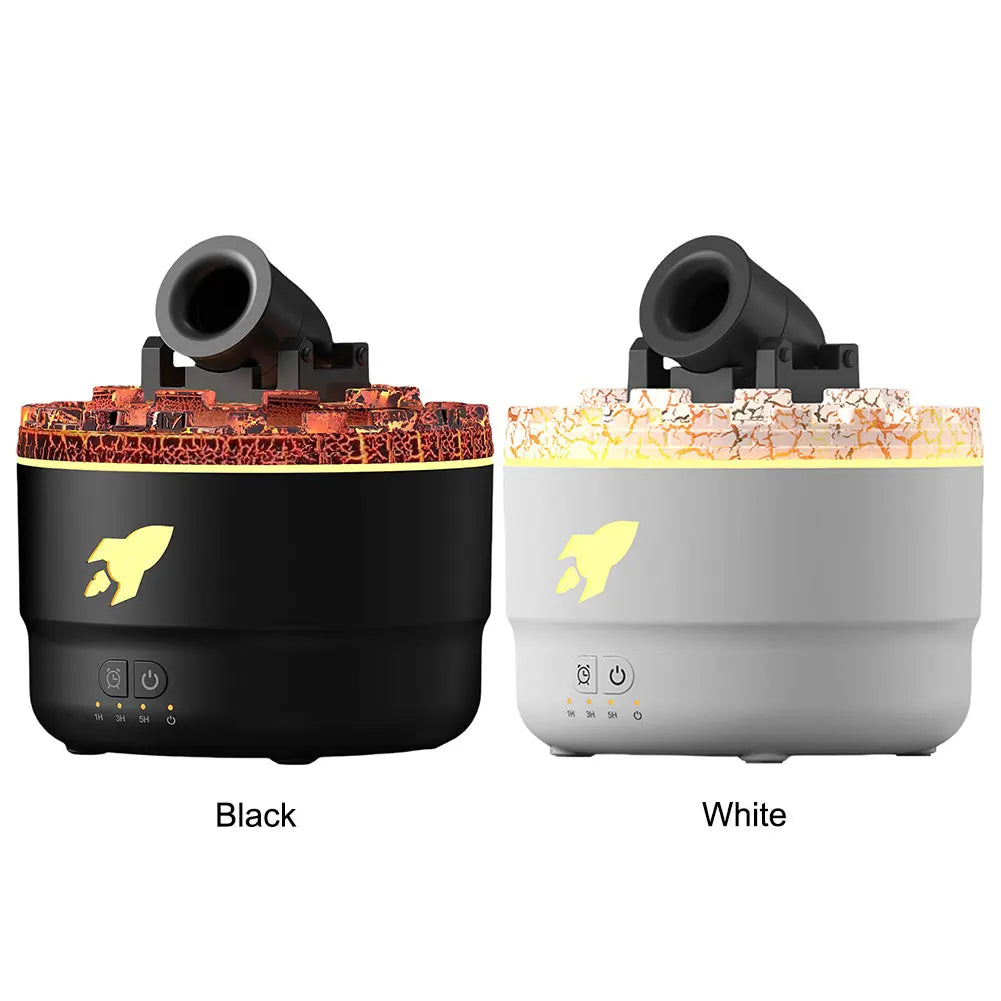 Cannon Blast Aroma Humidifier - Essential Oil Diffuser with Volcanic Light