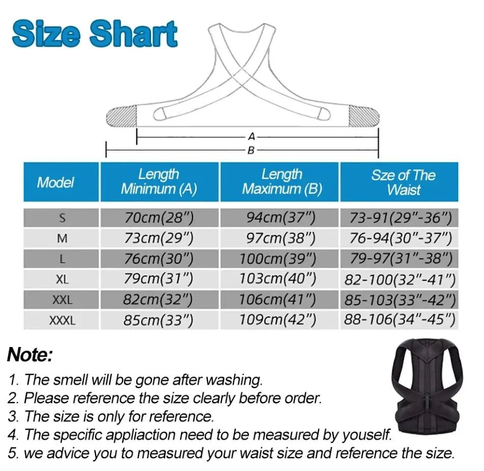 Adjustable Back Posture Corrector | Breathable Support for Kids & Teens