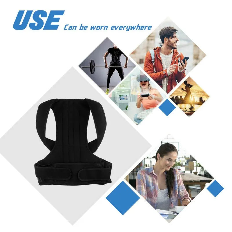 Adjustable Back Posture Corrector | Breathable Support for Kids & Teens