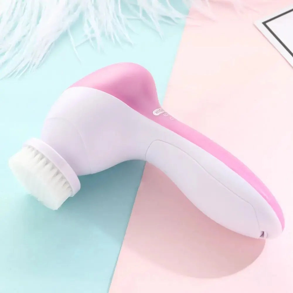 5-in-1 Facial Cleanser & Pore Massager - Portable Electric Beauty Tool