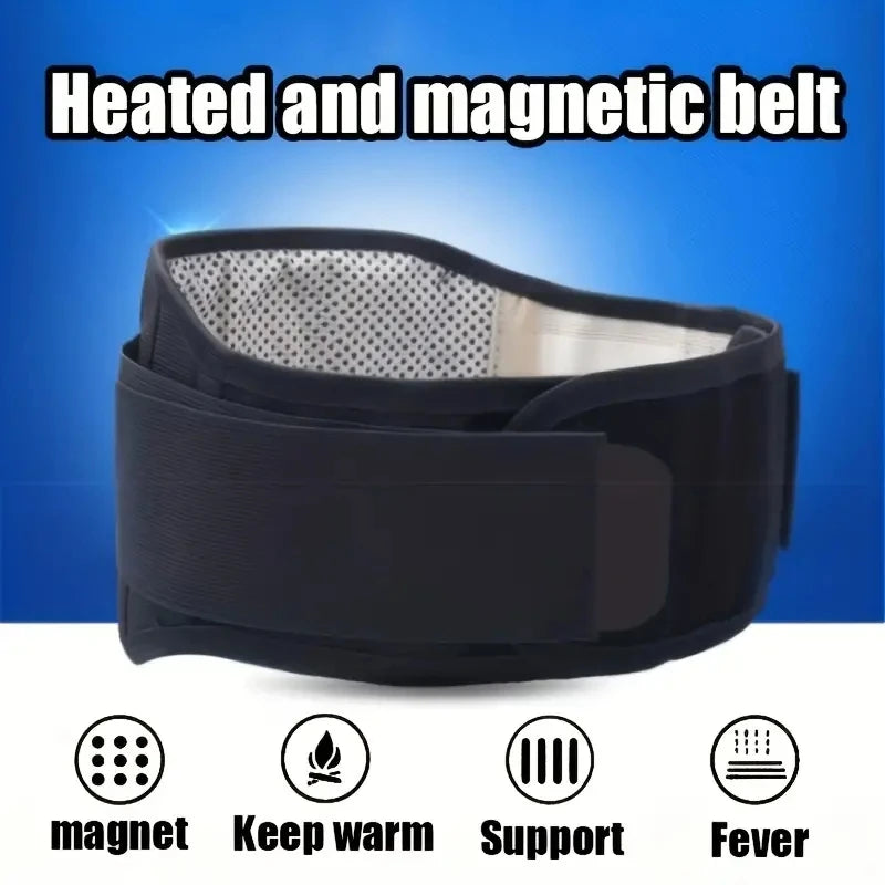 Adjustable Self-Heating Magnetic Therapy Back & Waist Support Belt