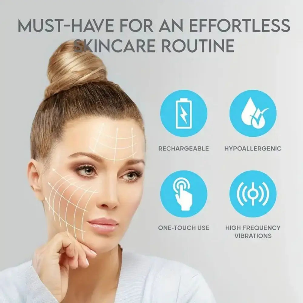Ultrasonic Skin Scraper Pore Cleaning Facial Deep Cleaning Machine Suitable for Female and Male
