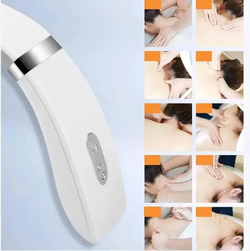 Portable Mini Cervical Massager - Deep Neck & Shoulder Warm Pressing Care