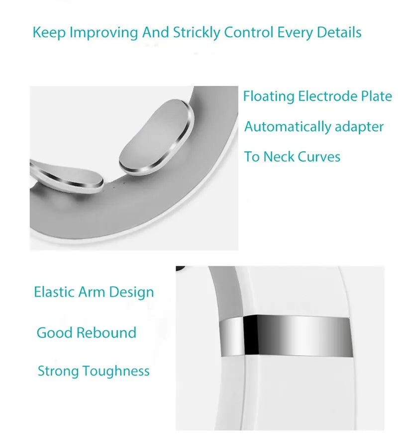 Portable Mini Cervical Massager - Deep Neck & Shoulder Warm Pressing Care