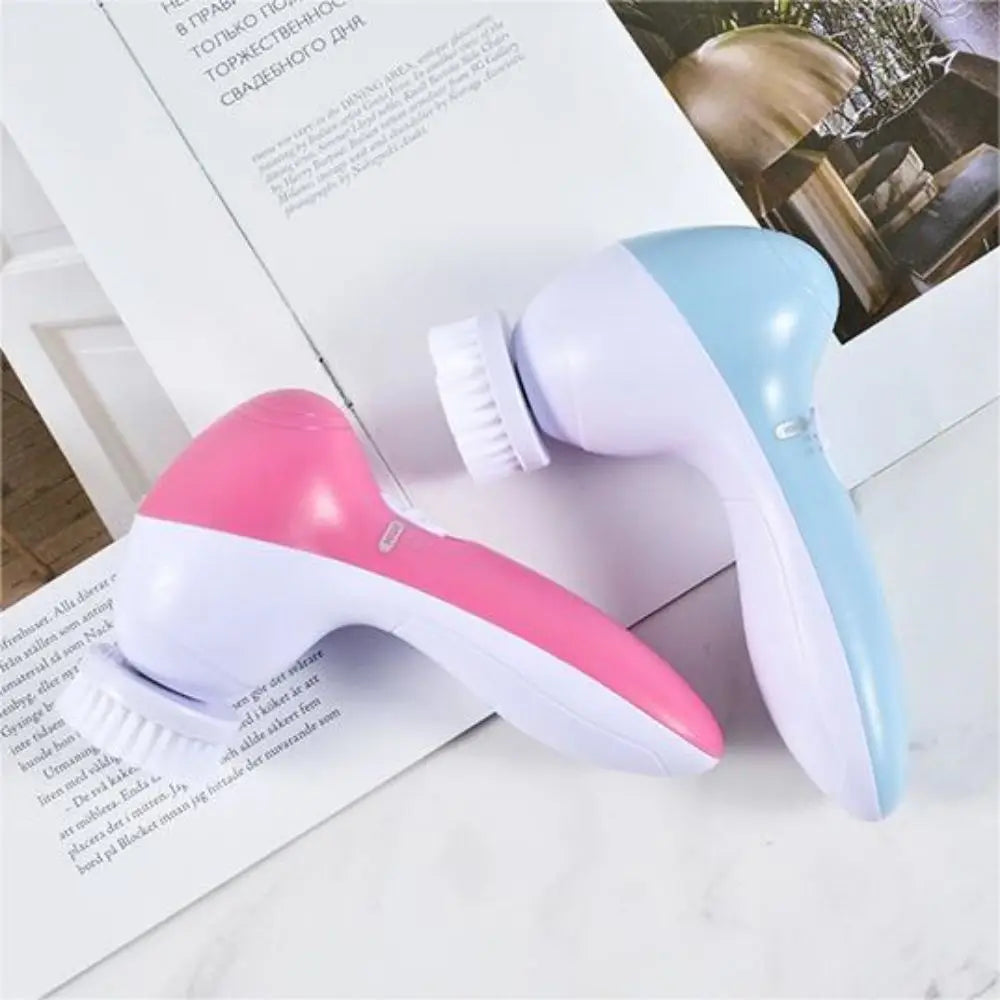 5-in-1 Facial Cleanser & Pore Massager - Portable Electric Beauty Tool