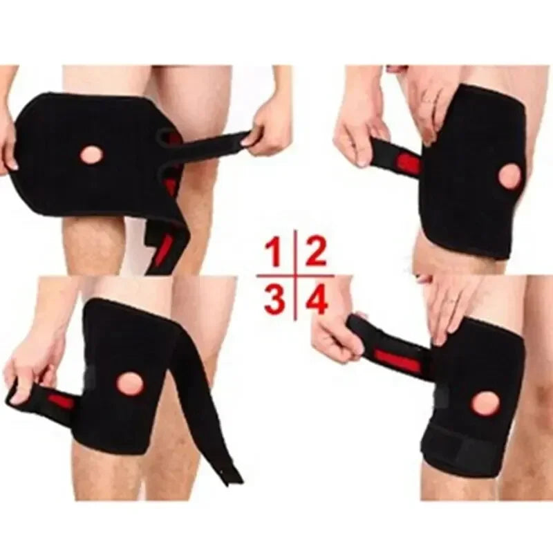Breathable Adjustable Knee Brace for Pain & Exercise Support