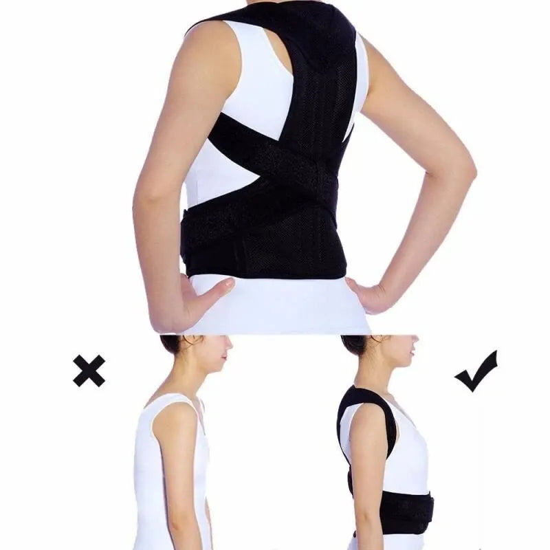 Adjustable Back Posture Corrector | Breathable Support for Kids & Teens