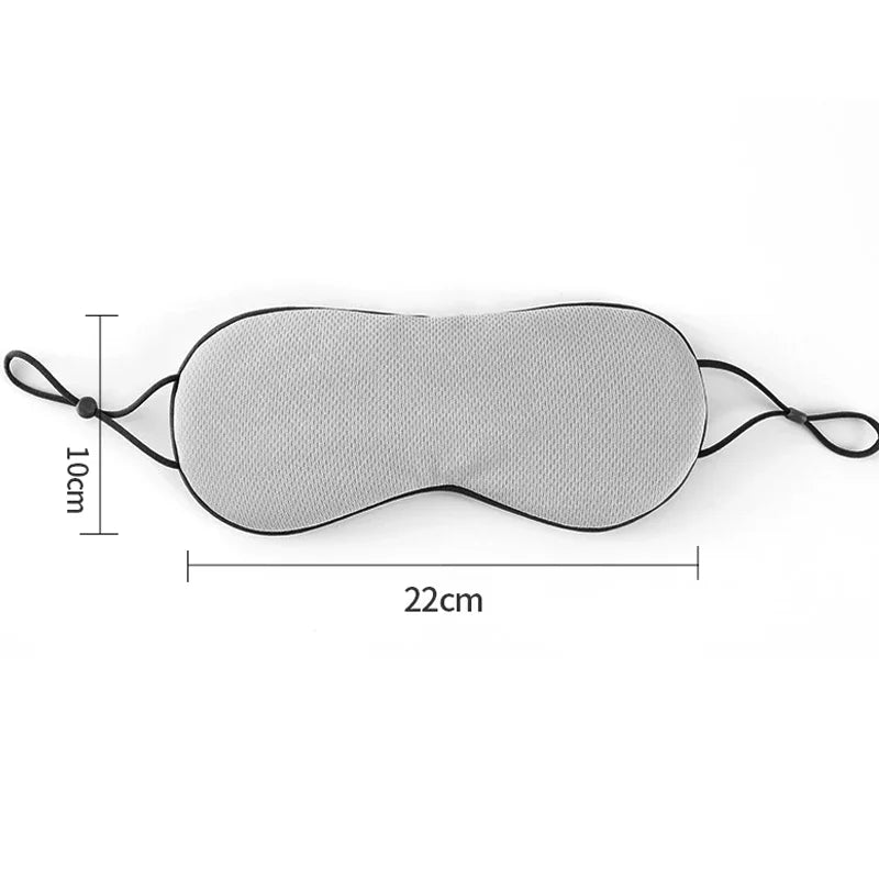 Korean Style Ice Silk Sleeping Eye Mask – Dual Use, Adjustable & Light Blocking