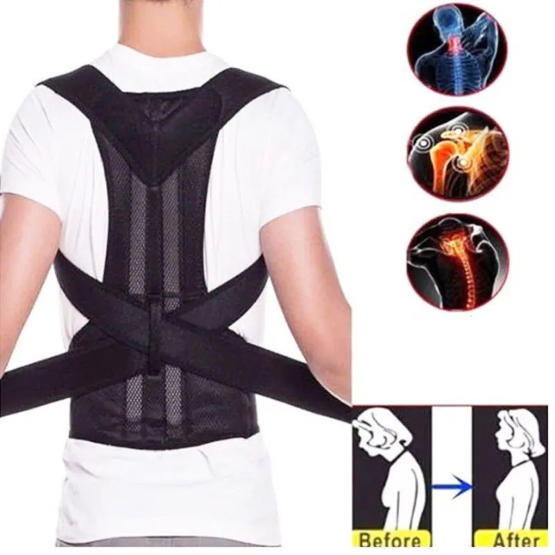 Adjustable Back Posture Corrector | Breathable Support for Kids & Teens