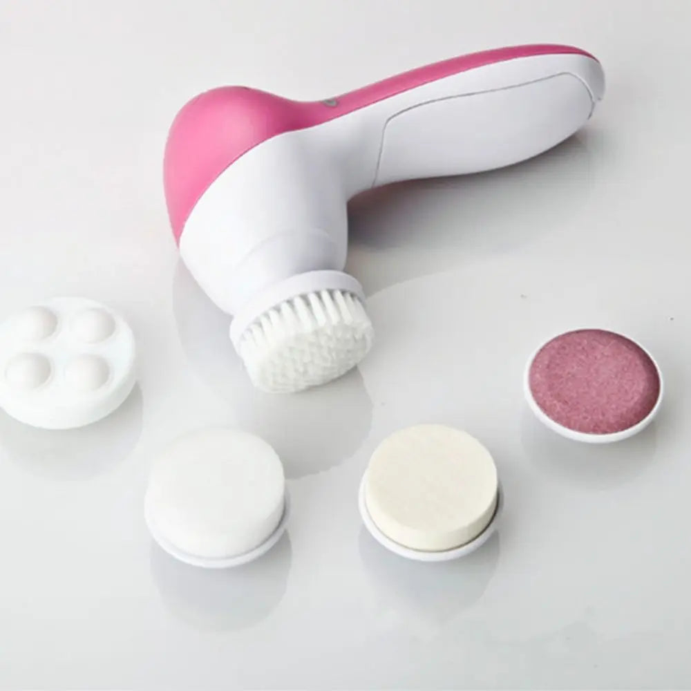 5-in-1 Facial Cleanser & Pore Massager - Portable Electric Beauty Tool