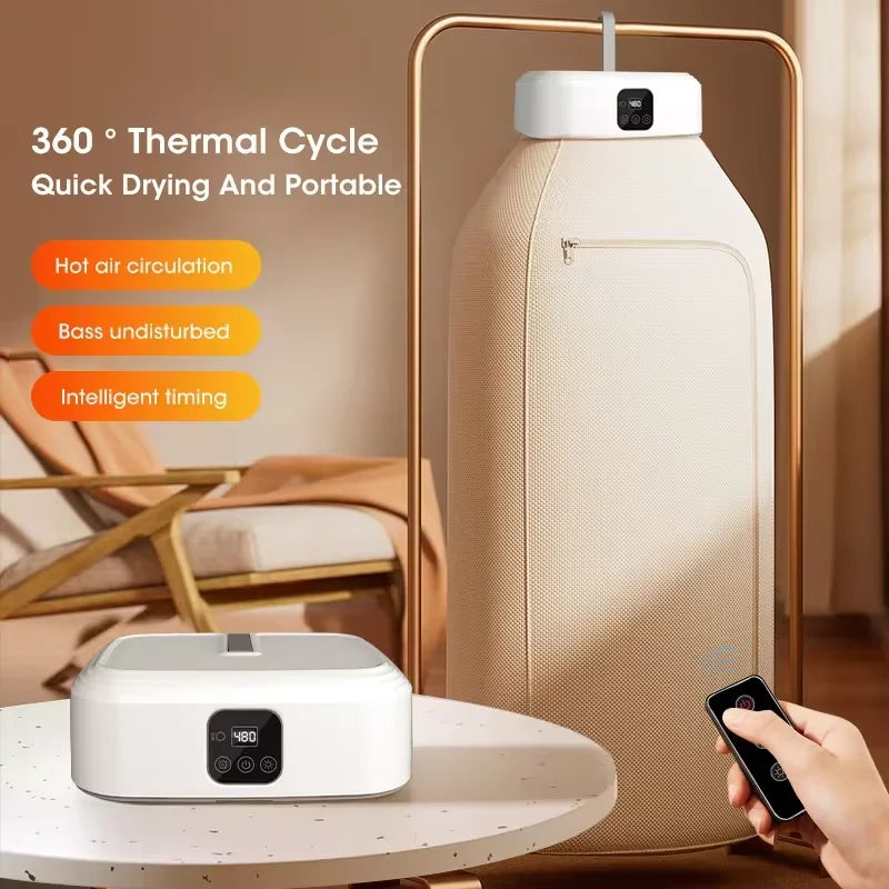 Portable Smart Foldable Clothes Dryer – Home, Baby, Travel & Dorm Use