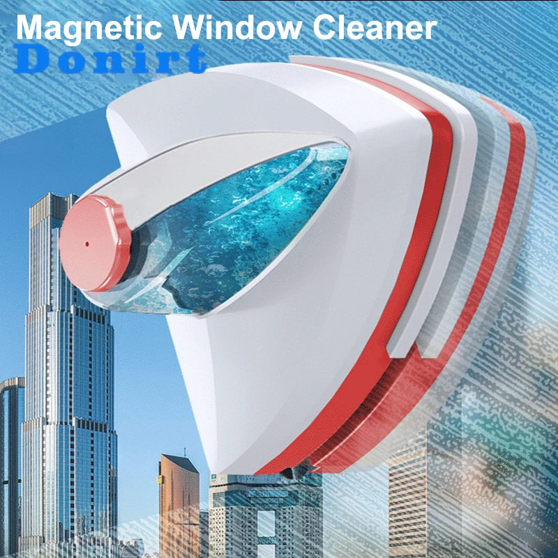 Magnetic Glass Window Cleaner - Double-Layer Wiper for Home Use