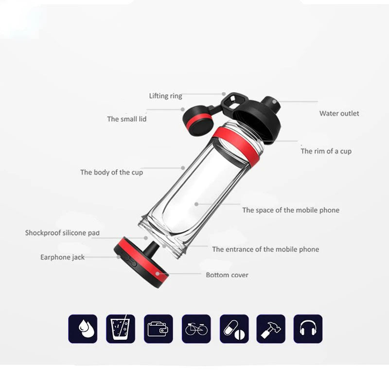 750ml Diversion Water Bottle | Secret Stash & Pill Organizer