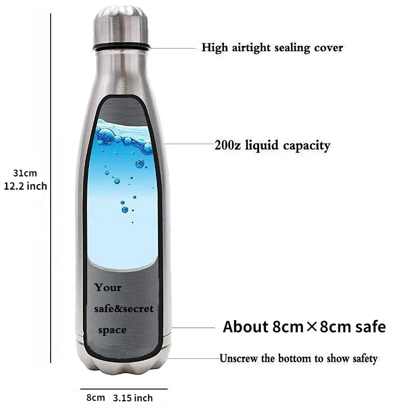 750ml Diversion Water Bottle | Secret Stash & Pill Organizer