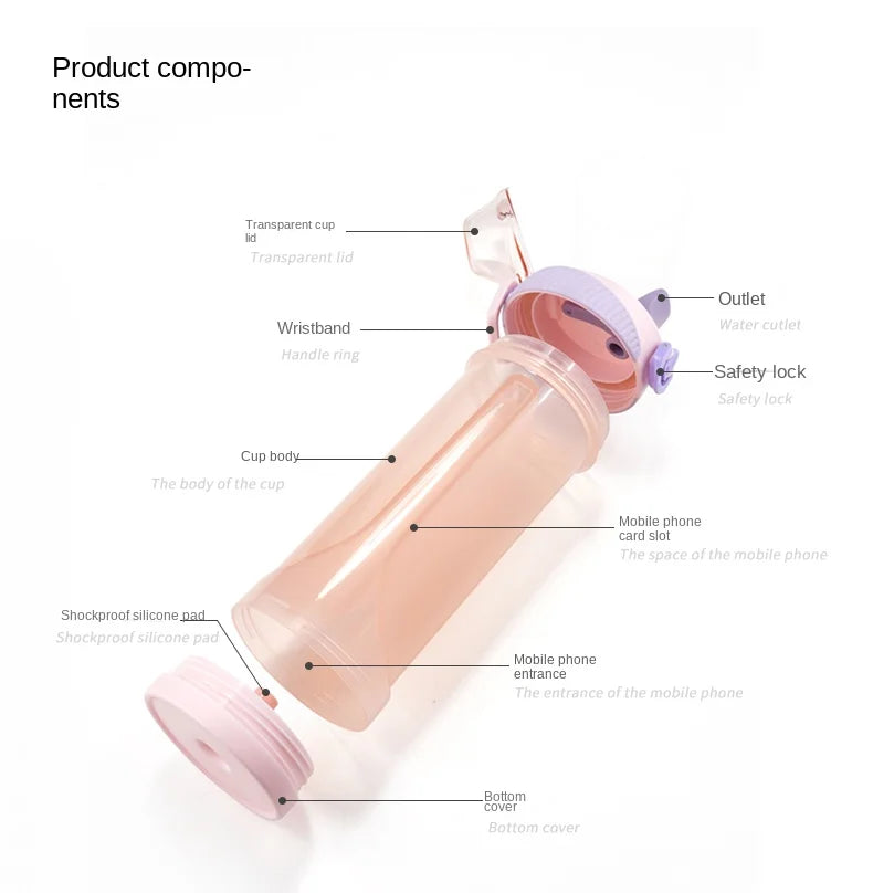 750ml Diversion Water Bottle | Secret Stash & Pill Organizer