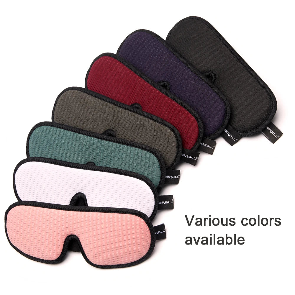 3D Sleep Mask - Light Blocking, Soft Eye Mask for Travel & Nighttime